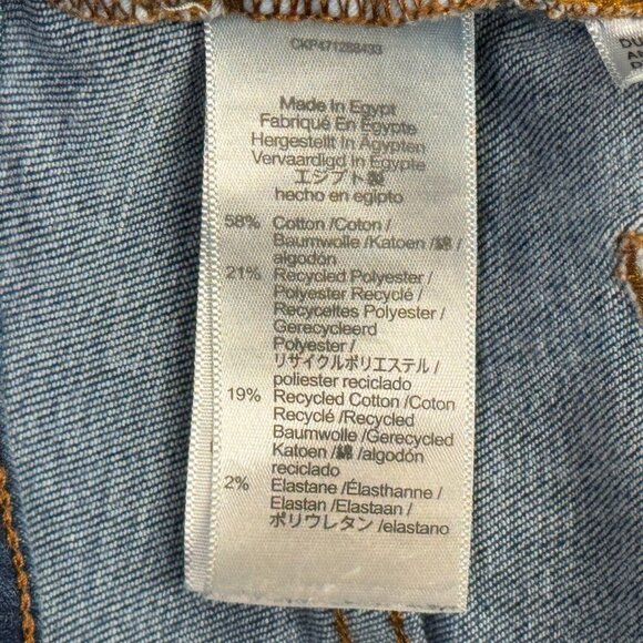 Madewell Mid Rise Kick Out Jeans Womens 31 Blue Denim Pants 26" Inseam - Picture 12 of 12